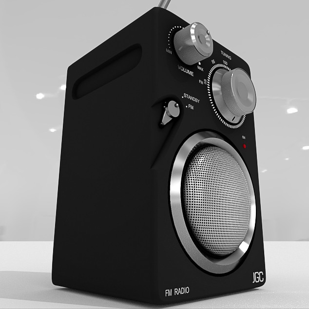 JGC Radio Rigged and Animated  preview image 2